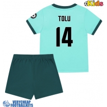 Wolves Tolu Arokodare #14 Replica Away Minikit 2025-26 Short Sleeve (+ pants)